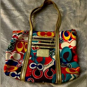 Coach poppy shoulder bag